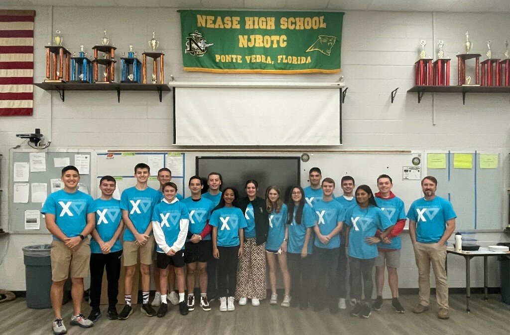 The Nease High School NJROTC CyberPatriot team has grown in number and success since its founding almost three years ago.